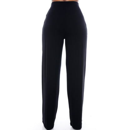 Calça Pantalona Cós Largo Bolsos BBonnie Elis
