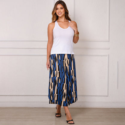 Calça Pantacourt com Cós BBonnie Noemi Estampados B'Bonnie