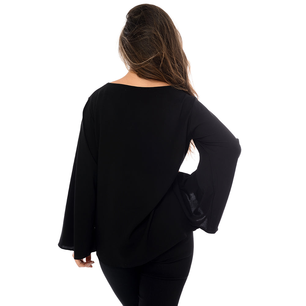 Blusa Bata Decote Redondo BBonnie Betina