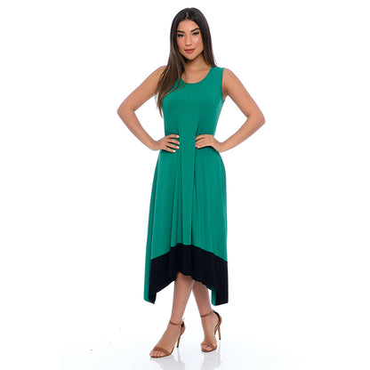 Vestido Midi Assimétrico com Pontas BBonnie Nani
