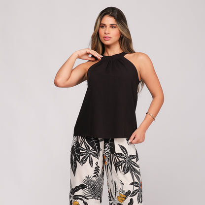 Blusa Cava Americana BBonnie Pietra Preta