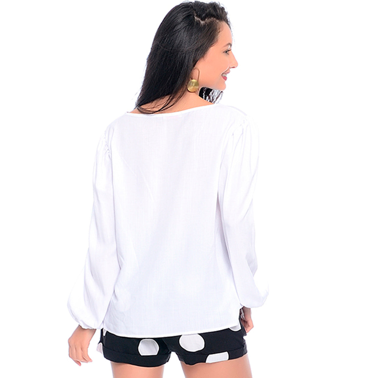 Blusa Bata Decote Redondo BBonnie Vânia