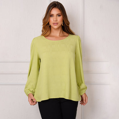Blusa Bata Decote Redondo BBonnie Vânia B'Bonnie