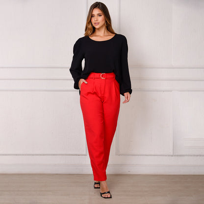 Blusa Bata Decote Redondo BBonnie Vânia B'Bonnie