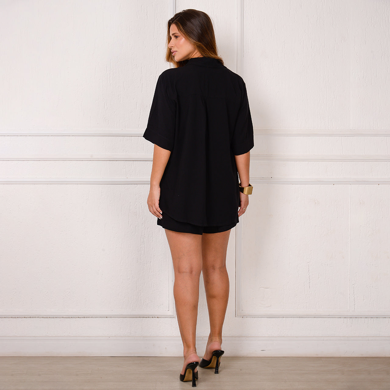 Conjunto de Camisa e Shorts Viscose BBonnie Madonna BBonnie