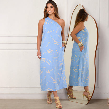 Vestido Midi Ombro Só BBonnie Leticia Estampados