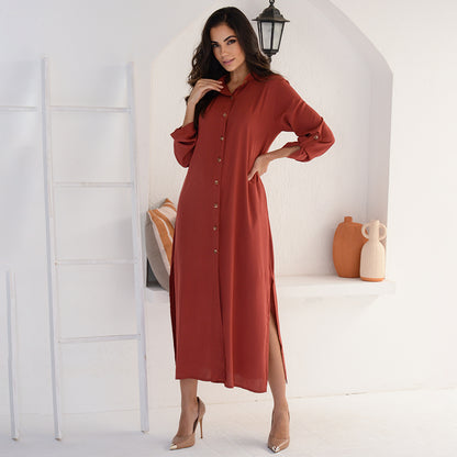 Vestido Chemise Botões M/L BBonnie Valentina Terra