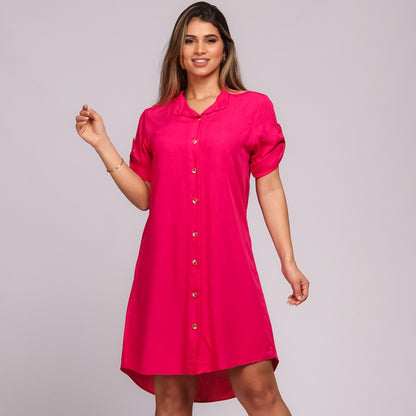 Vestido Chemise Botões M/C BBonnie Vitória