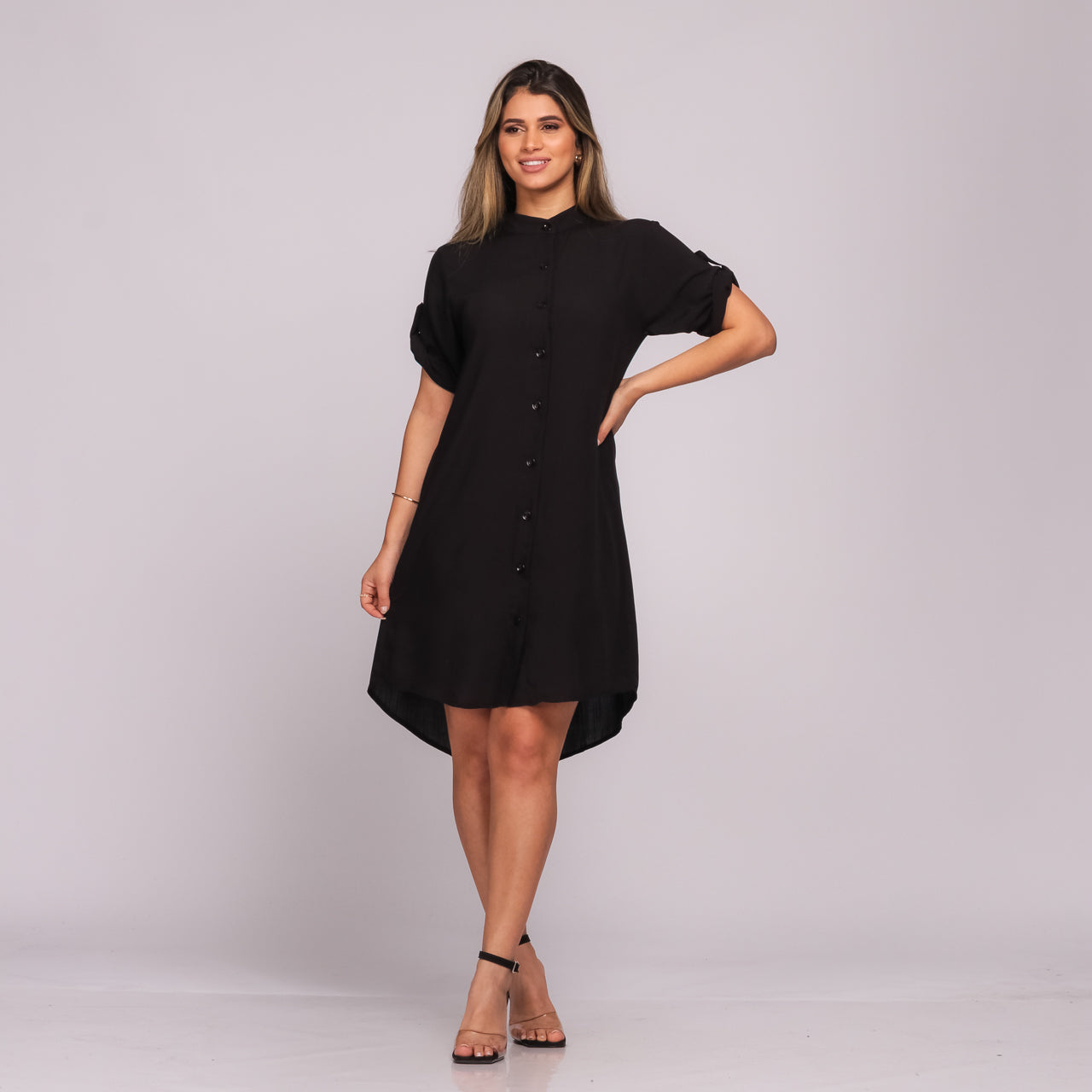 Vestido Chemise Botões M/C BBonnie Vitória