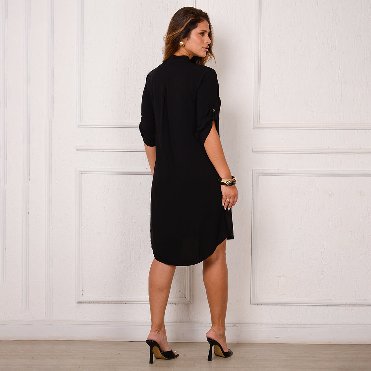 Vestido Chemise Botões M/C BBonnie Vitória