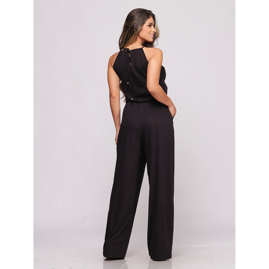 Macacão Pantalona Alças Finas BBonnie Larissa