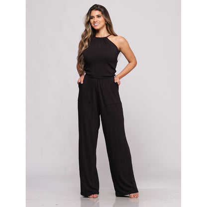 Macacão Pantalona Alças Finas BBonnie Larissa