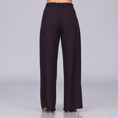 Calça Pantalona com Fenda na Frente BBonnie Paola
