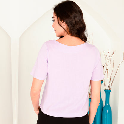 Blusa Viscose M/C BBonnie Leona