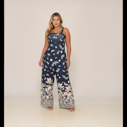 Macacão Pantalona Alça Fina BBonnie Noa Estampados