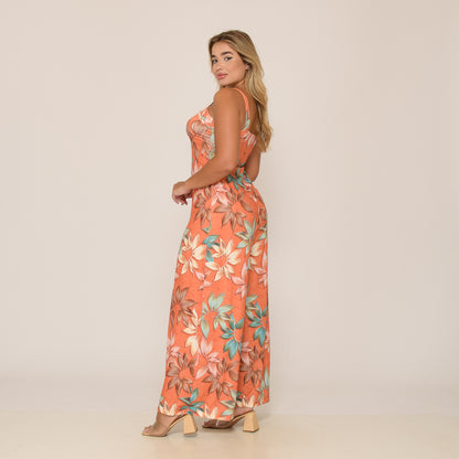 Macacão Pantalona Alça Fina BBonnie Noa Estampados