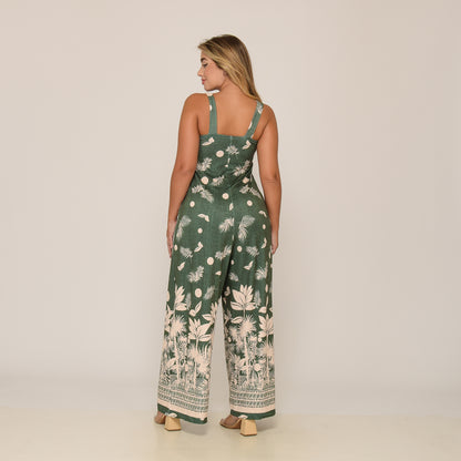 Macacão Pantalona Alça Fina BBonnie Noa Estampados