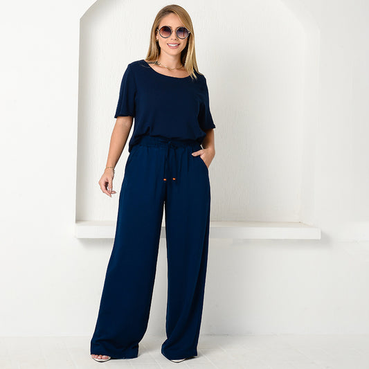 Conjunto BBonnie Leona Azul Marinho