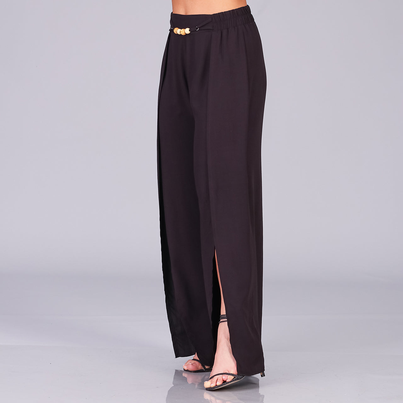 Calça Pantalona com Fenda na Frente BBonnie Paola