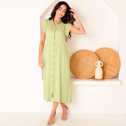 Vestido Chemise Midi Botões M/C  BBonnie Sienna B'Bonnie