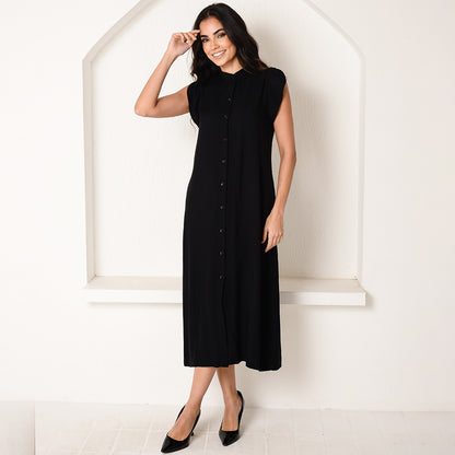 Vestido Chemise Midi Botões M/C  BBonnie Sienna