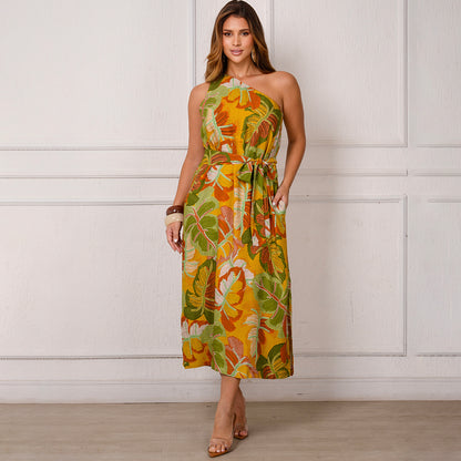 Vestido Midi Ombro Só BBonnie Leticia Estampados