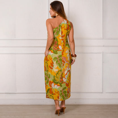 Vestido Midi Ombro Só BBonnie Leticia Estampados