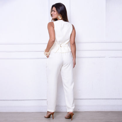 Calça Mirela BBonnie – Alfaiataria Sensorial com Cinto