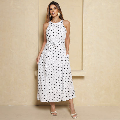 Vestido Longo Agatha BBonnie Feminino com Bolsos Poa