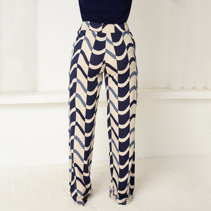 Calça Pantalona Cós Largo com Bolsos BBonnie Sheila
