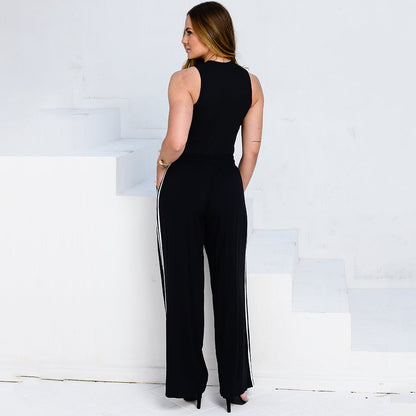 Calça Pantalona Listra Lateral BBonnie Manuela