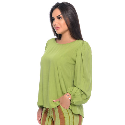 Blusa Bata Decote Redondo BBonnie Vânia