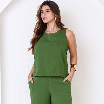 Regata Viscose BBonnie Lia Verde Militar