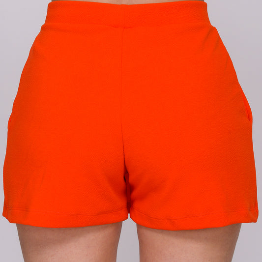 Shorts Saia Crepe BBonnie Belle Laranja