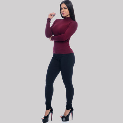Blusa Cacharrel M/L BBonnie Vinho