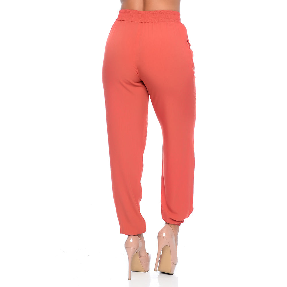 Calça Jogger com Elástico na Barra e Bolsos BBonnie Meg