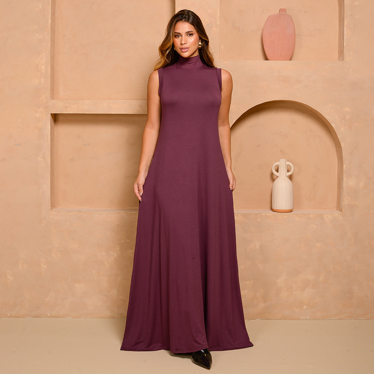 Vestido Longo Nayana - Malha Premium