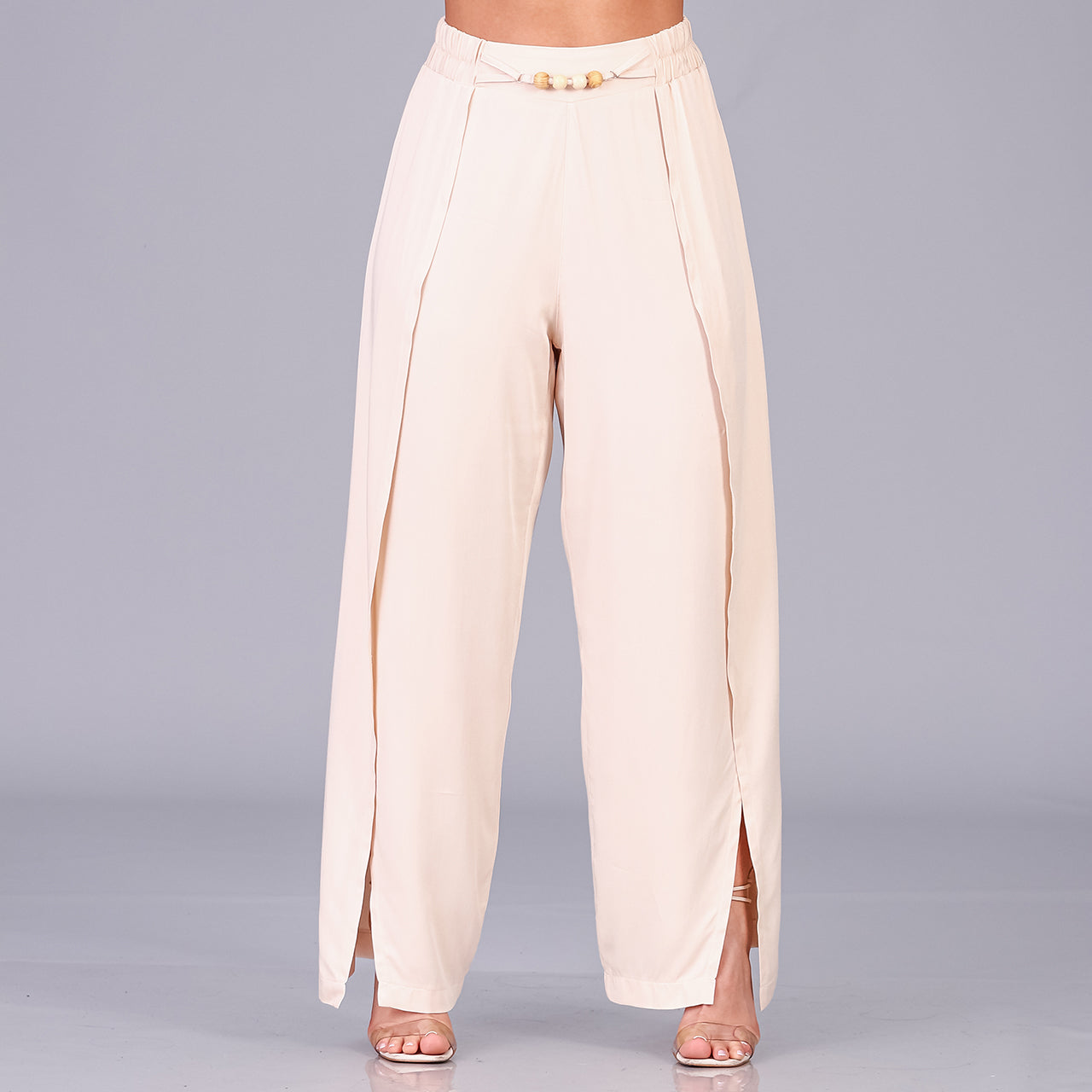 Calça Pantalona com Fenda na Frente BBonnie Paola