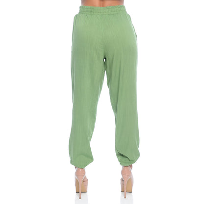 Calça Jogger com Elástico na Barra e Bolsos BBonnie Meg