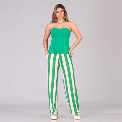 Blusa Tomara que Caia com Bojo BBonnie Cristal Verde Bandeira