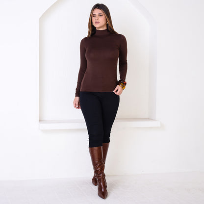 Blusa Cacharrel M/L BBonnie Marrom