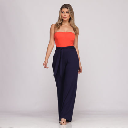 Calça Pantalona Cós largo Bolsos BBonnie Sheila