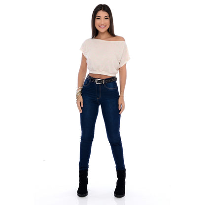 Blusa Cropped BBonnie Sarita Off Flor
