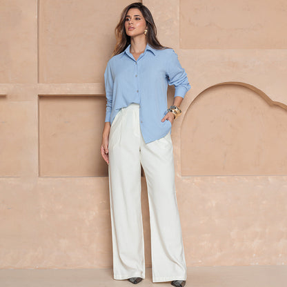 Calça Julia – Pantalona com Bolsos – BBonnie Preto B'Bonnie