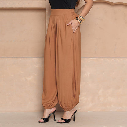 Calça Raissa – Modelo Aladim – BBonnie Bege B'Bonnie