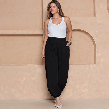 Calça Raissa – Modelo Aladim – BBonnie Bege B'Bonnie