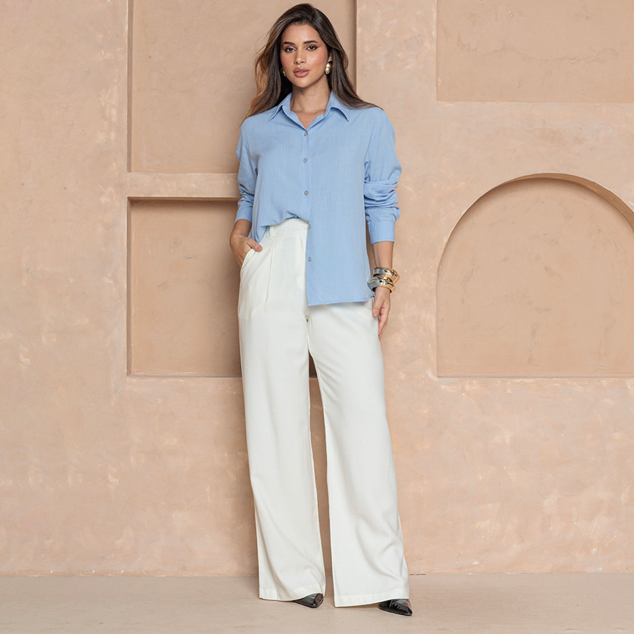 Camisa Heloisa – Manga Longa com Botões – BBonnie B'Bonnie