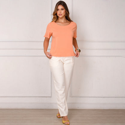 Blusa Viscose M/C BBonnie Leona