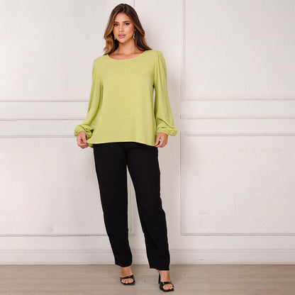 Calça Mirela BBonnie – Alfaiataria Sensorial com Cinto