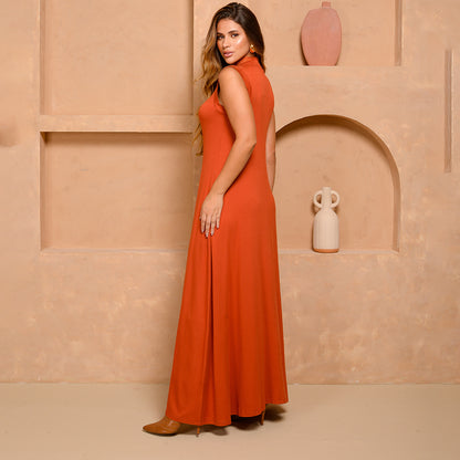 Vestido Longo Nayana - Malha Premium